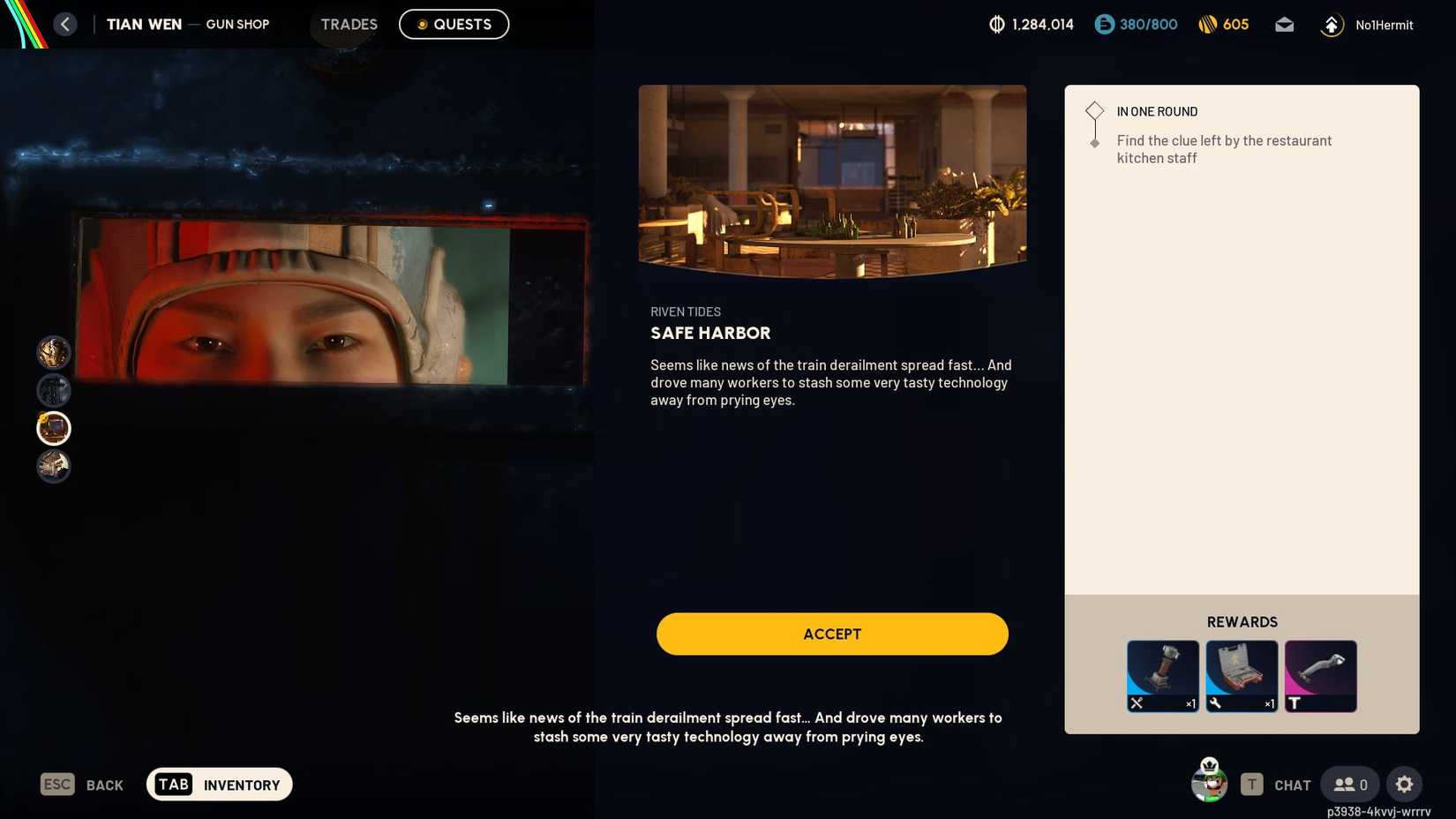 ARC Raiders Safe Harbour Quest