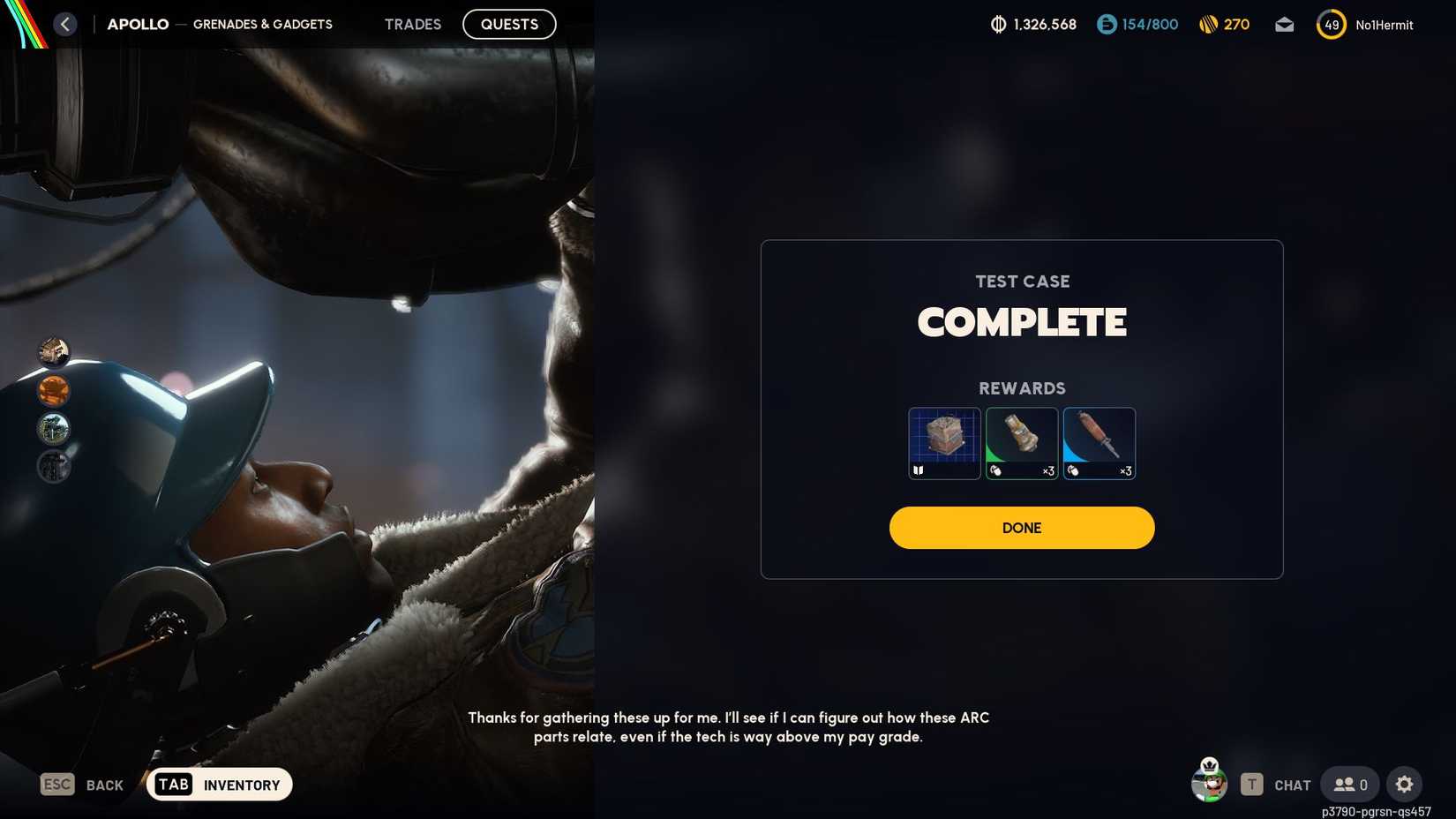 ARC Raiders Test Rewards