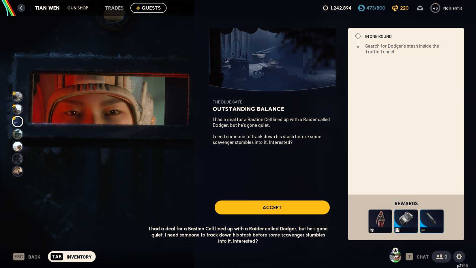 ARC Raiders Tian Wen Quest