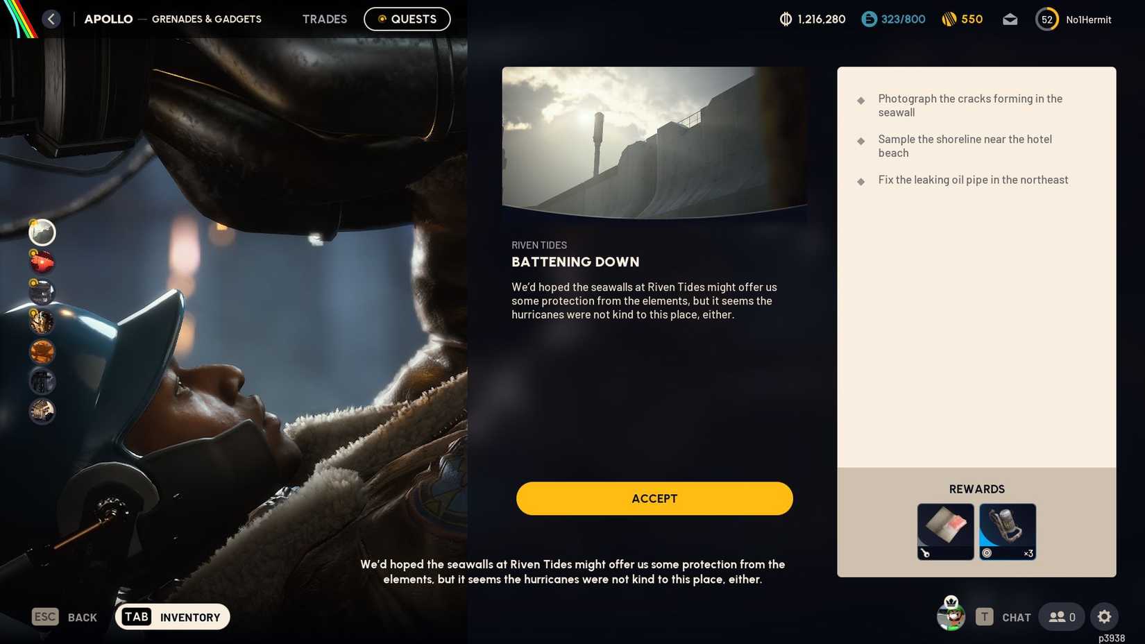 ARC Raidesr Battening Down Quest