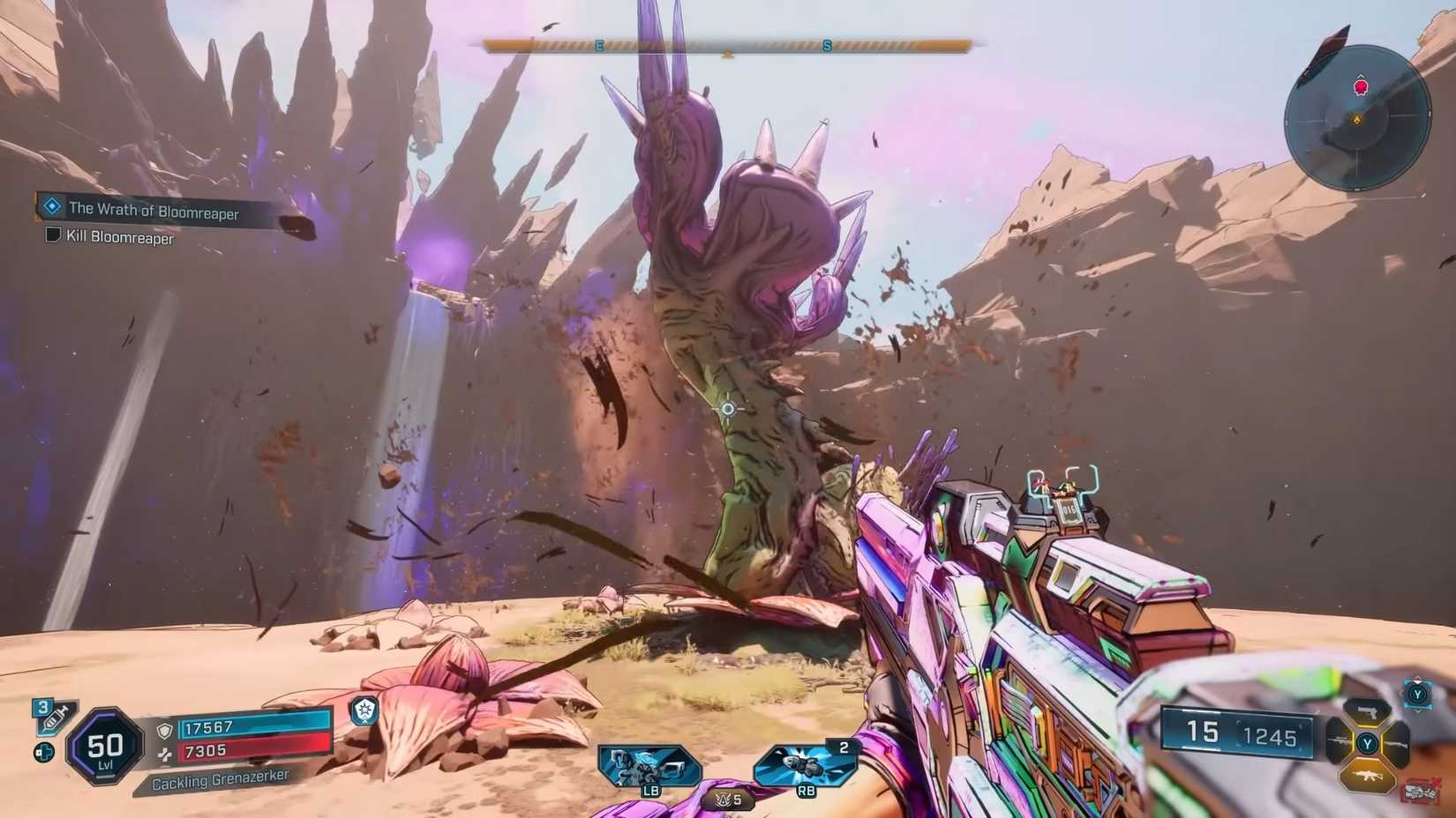 Borderlands 4 Bloomreaper Fight
