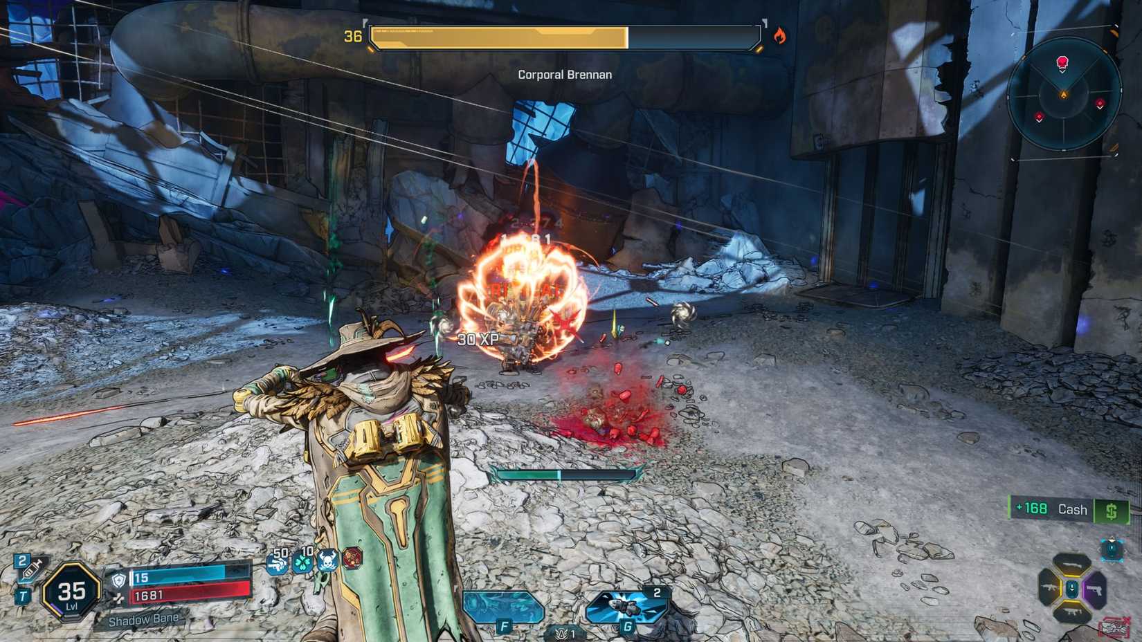 Borderlands 4 Corporal Brennan Charge Attack