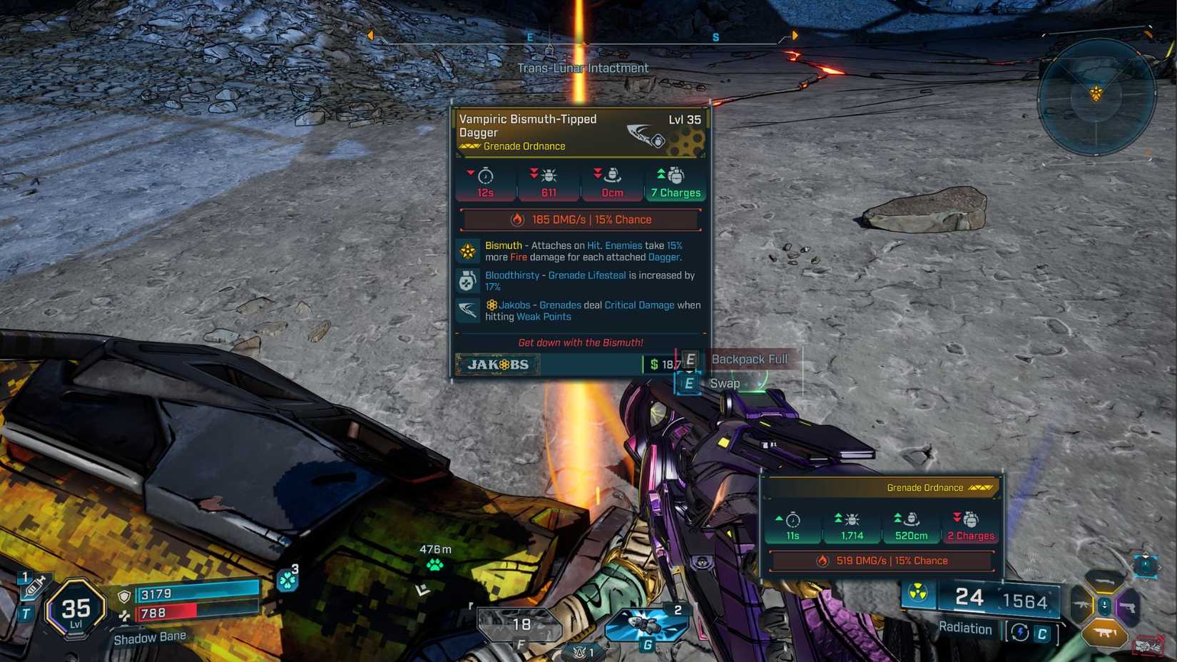 Borderlands 4 Corporal Brennan Legendary Knife Drop