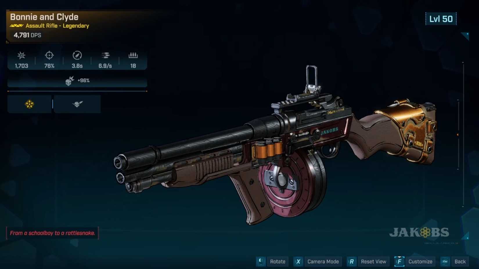 Borderlands 4 Legendary Assault Rifles Bonnie and Clyde