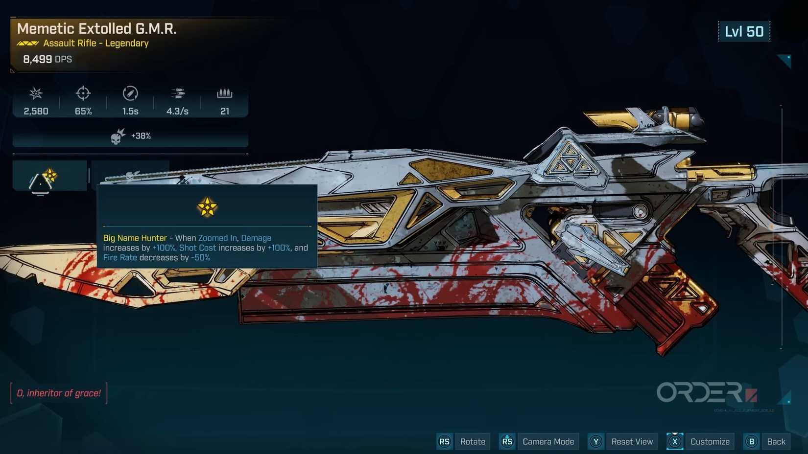 Borderlands 4 Legendary Assault Rifles GMR