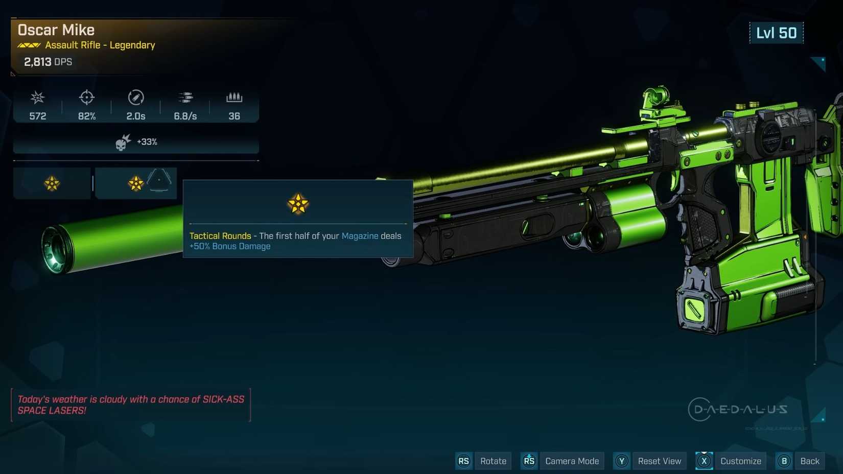 Borderlands 4 Legendary Assault Rifles Oscar Mike