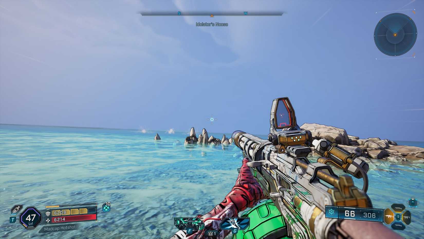 Borderlands 4 Player Looking at Ocean