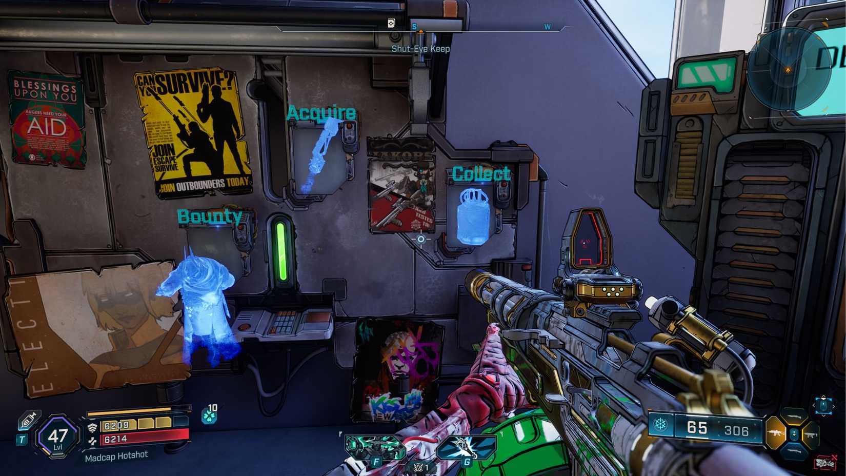 Borderlands 4 Player Near Bounty Board