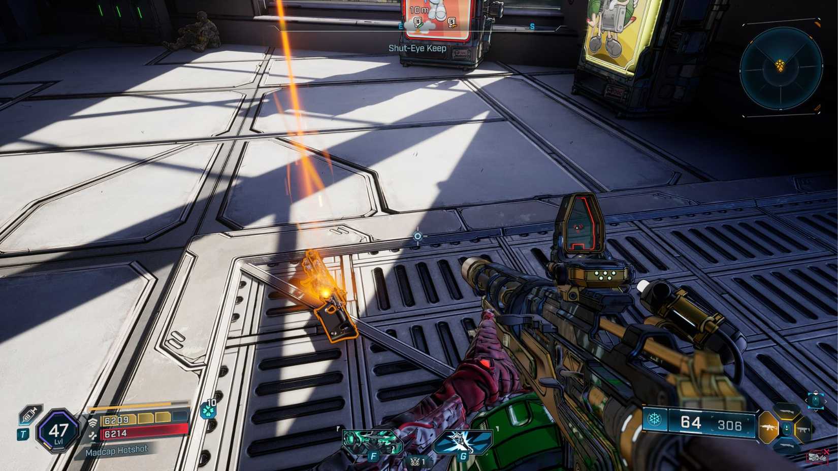 Borderlands 4 Player Near Legendary Item