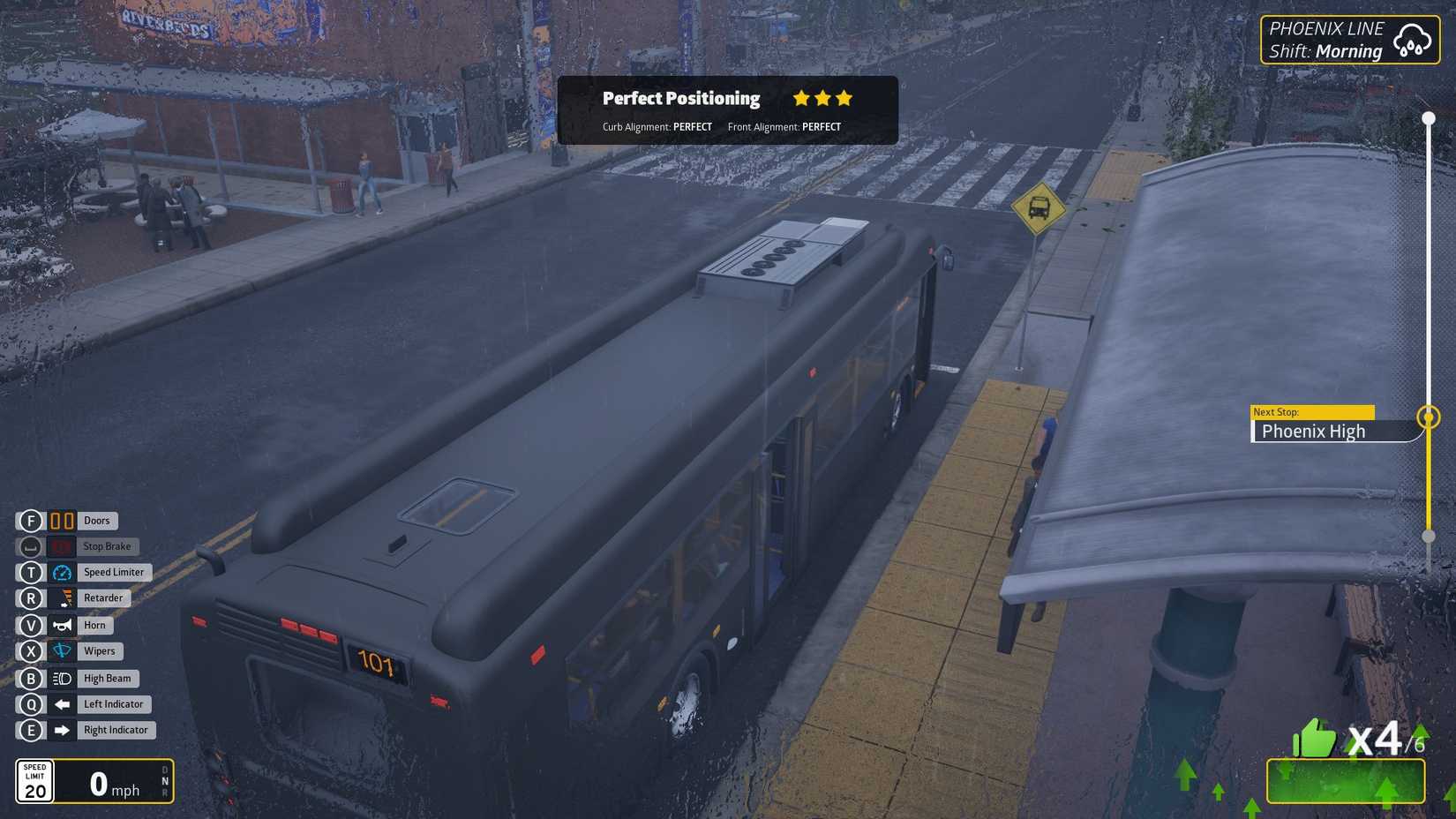 Bus Bound Perfect Position