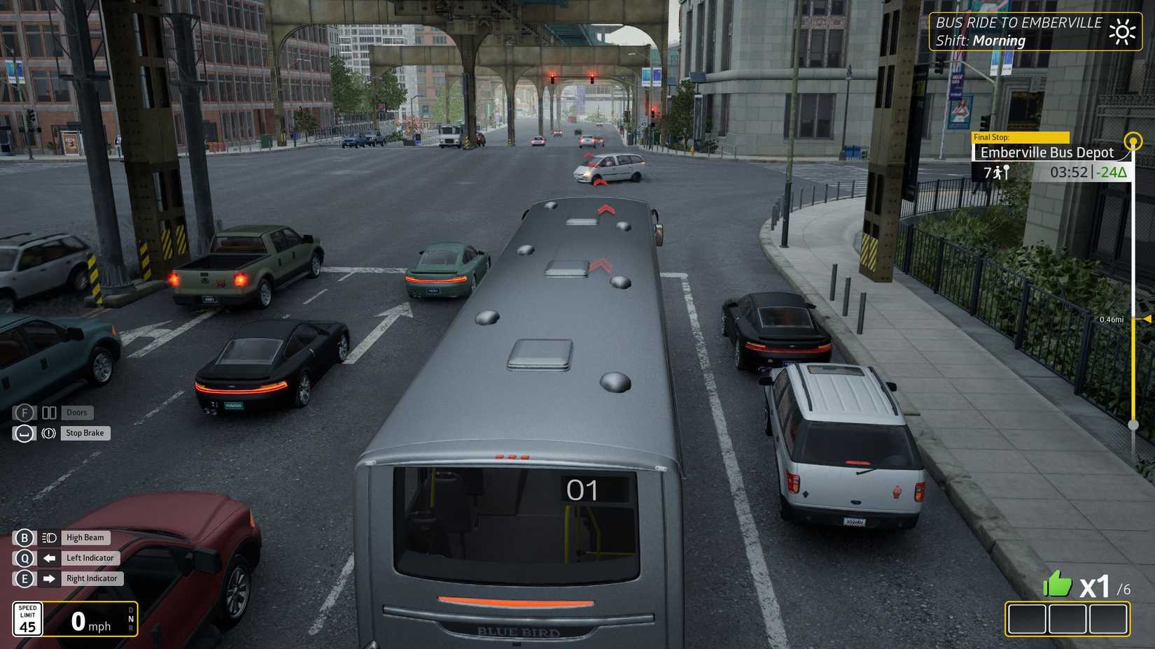 Bus Bound Red Light