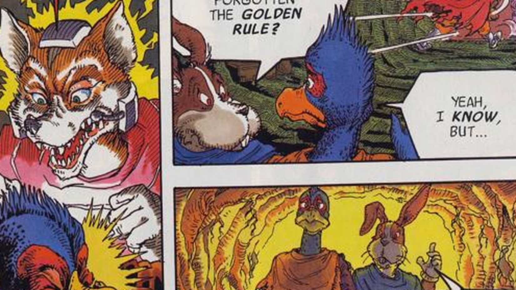 Nintendo Power Star Fox Comics Panel