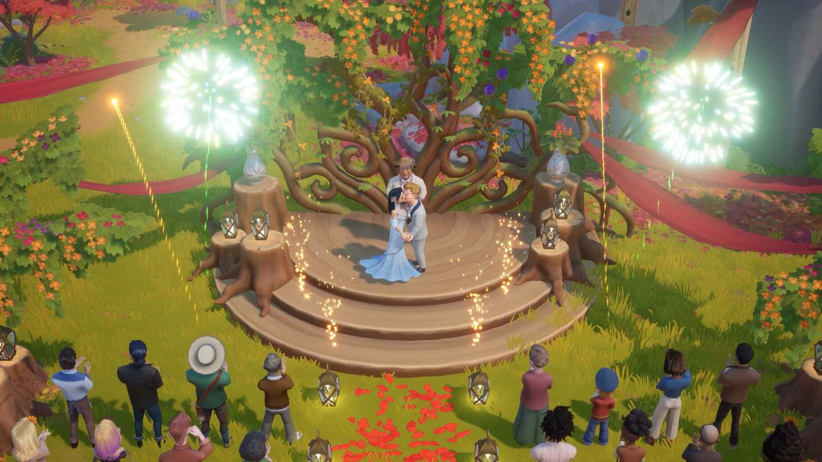 A wedding in Coral Island