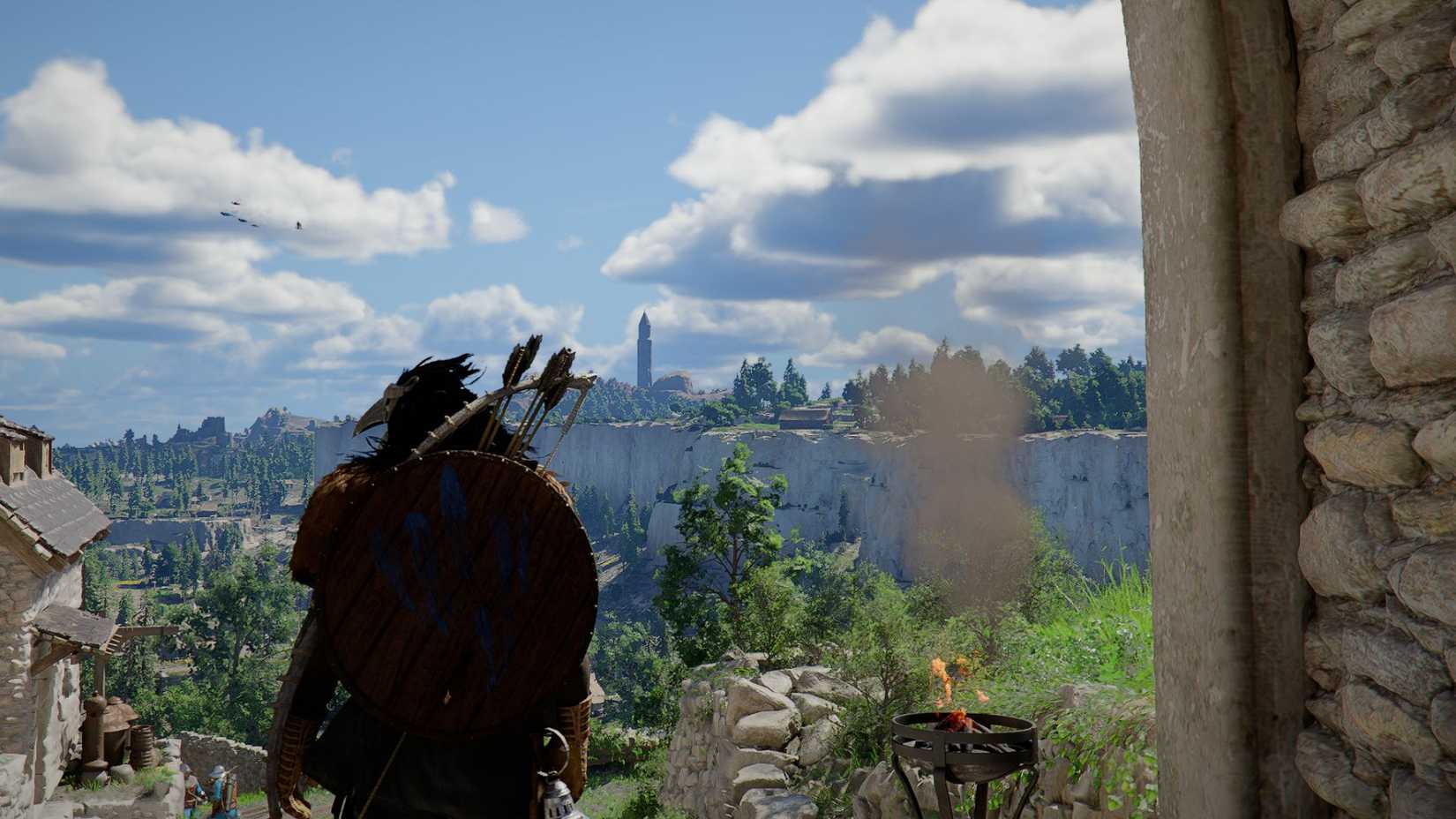 Close up of crimson desert character 