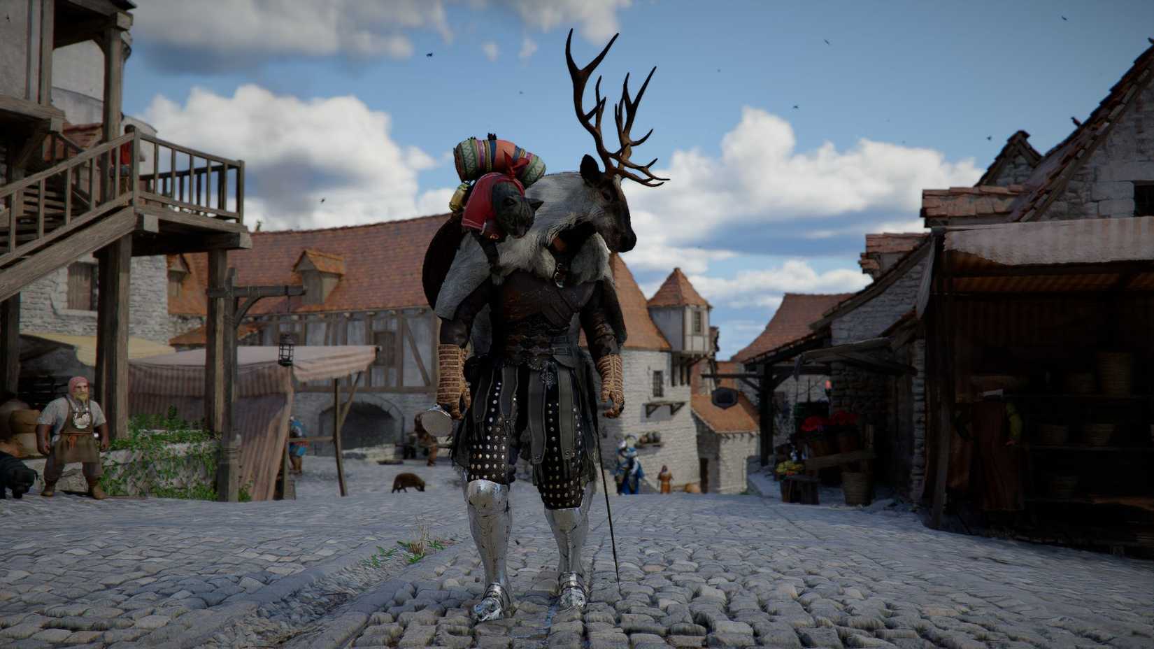 Cliff and Cat in the Crimson Desert of Hernandia