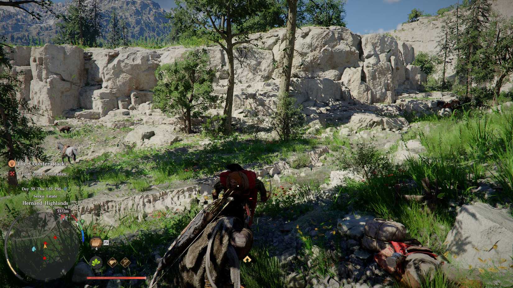 Crimson Desert players fighting bandits