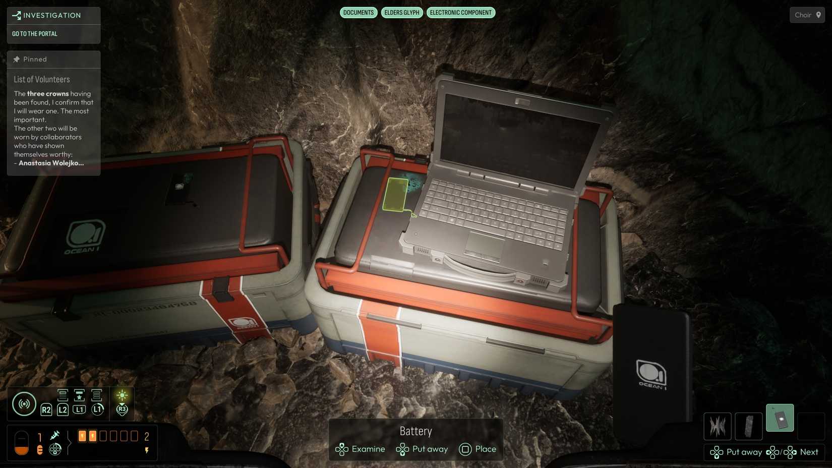 Cthulhu The Cosmic Abyss How to Start the Ritual Battery