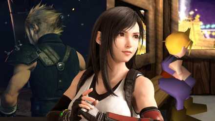 Final Fantasy 7 Remake Cloud Gold Saucer Tifa