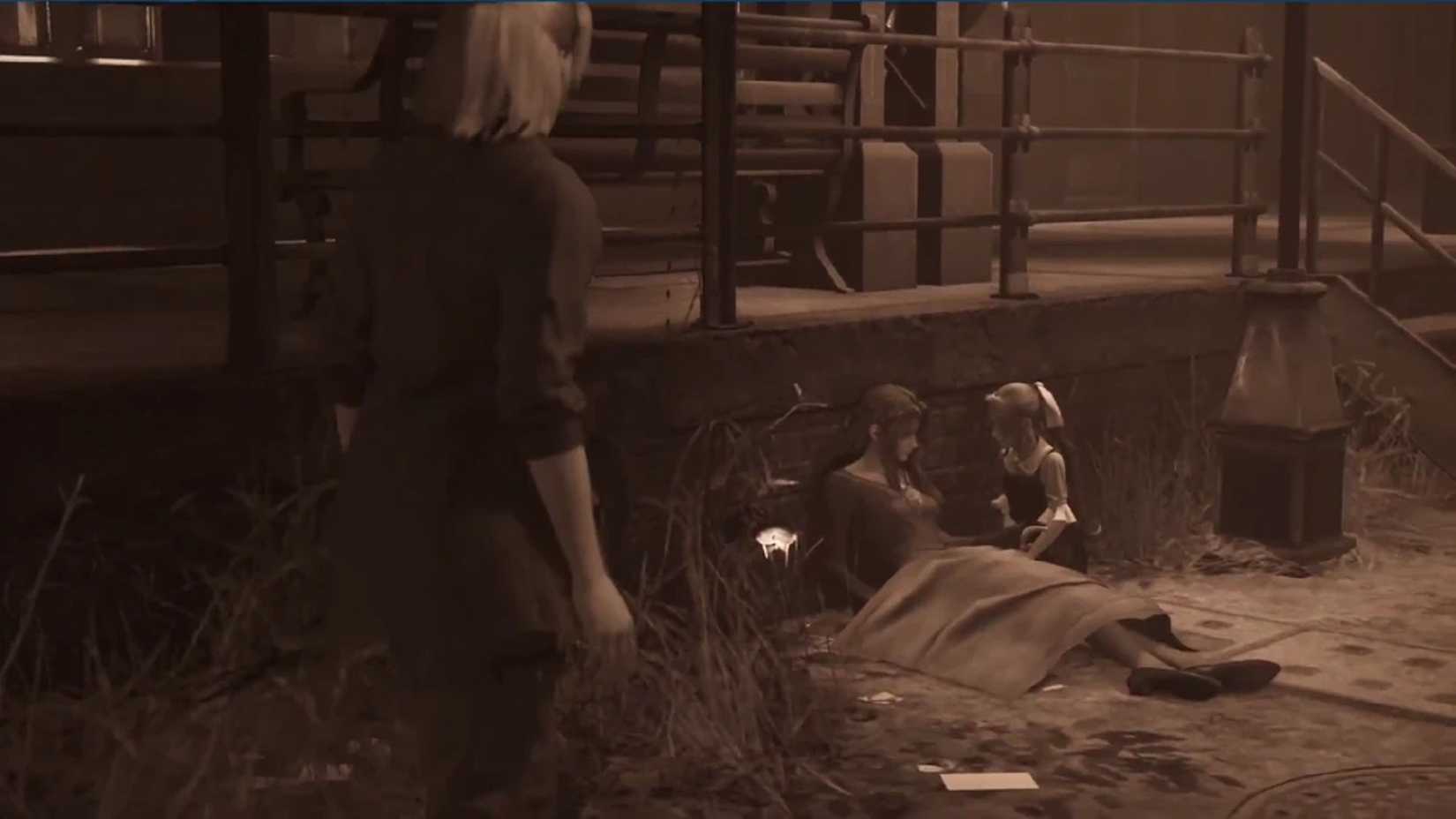 Final Fantasy 7 Remake Elmyra Finds Aerith