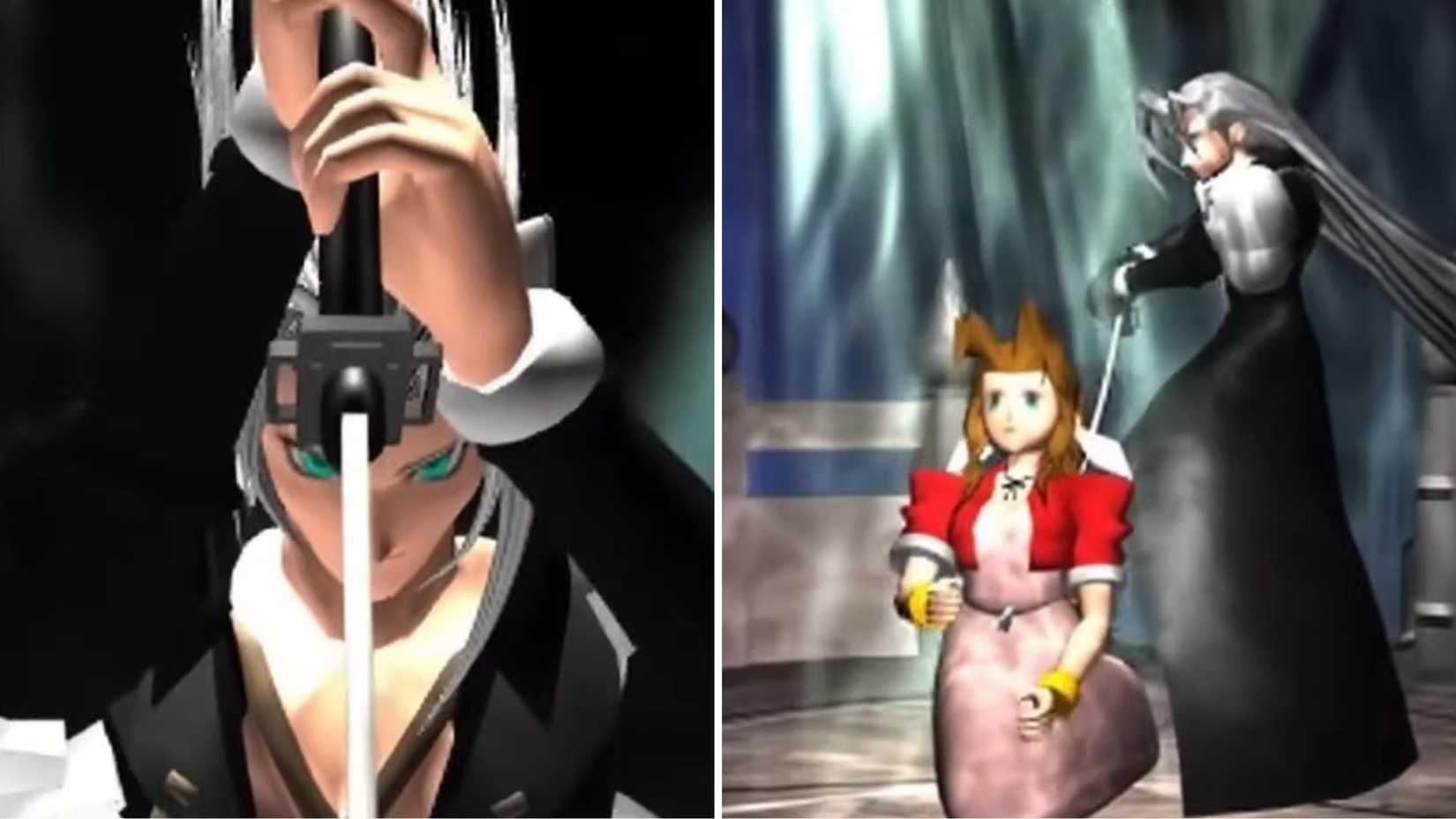 Final Fantasy VII Sephiroth Kills Aerith