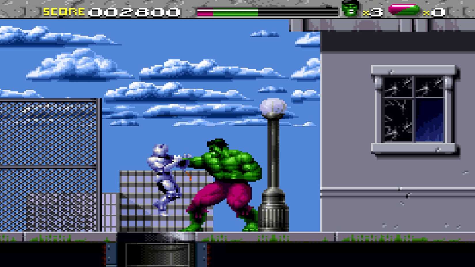 hulk fighting a soldier