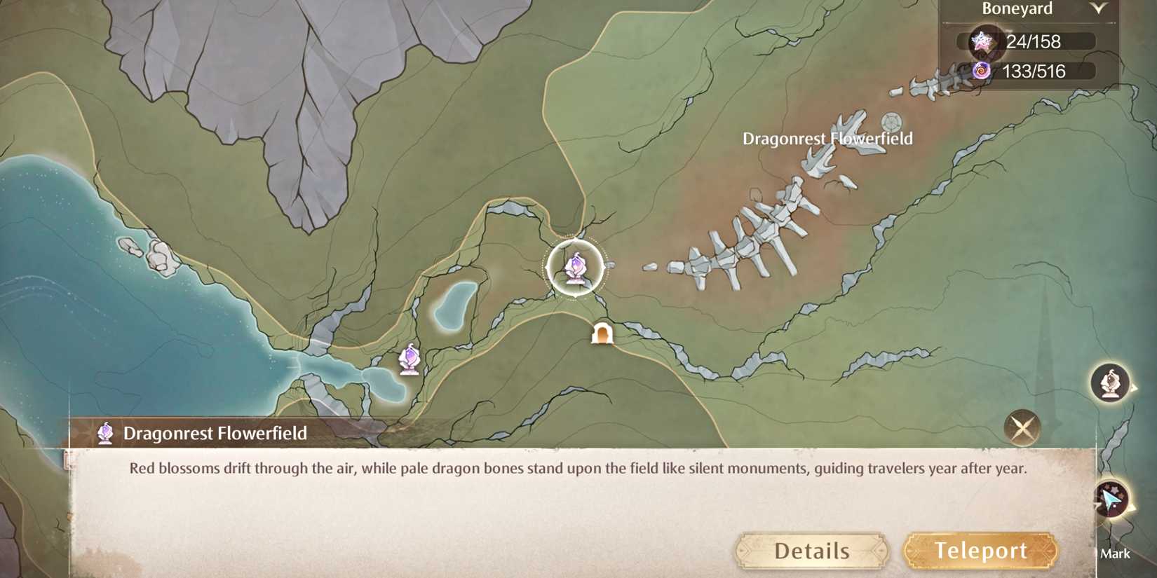 infinity-nikki-dragonrest-flowerfield-map-location