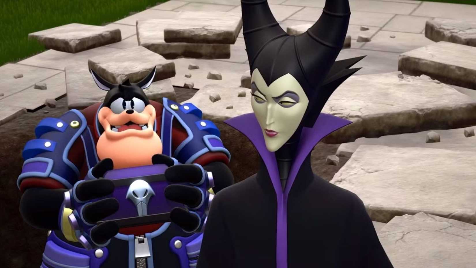 Kingdom Hearts 3 Pete and Maleficent