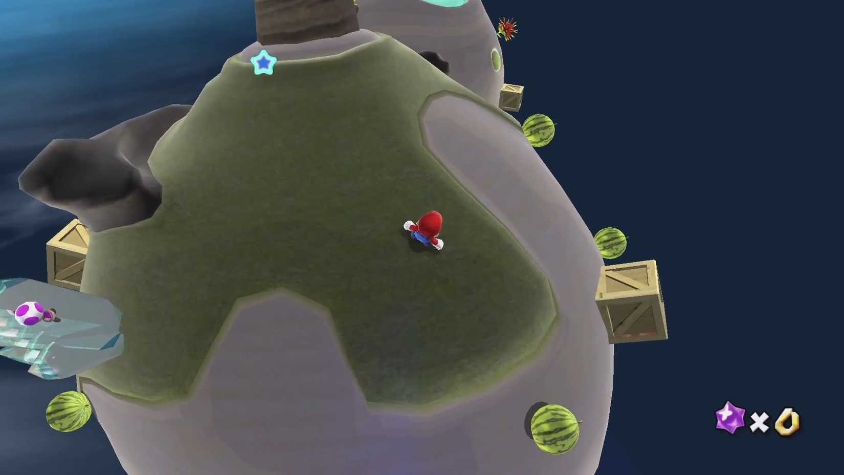 Let’s Play Super Mario Galaxy - Watermelons Easter egg screenshot