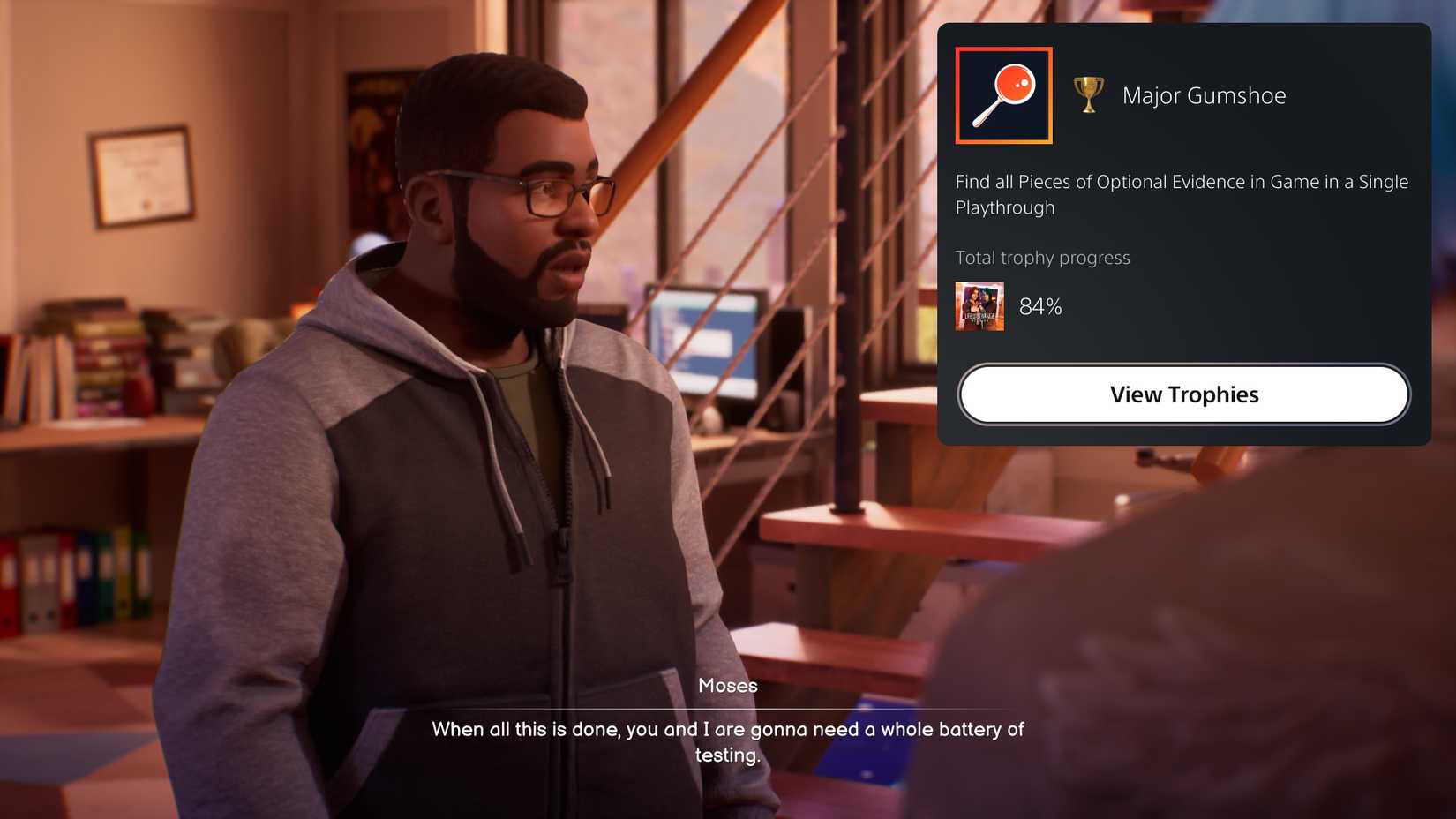 major gumshoe trophy life is strange reunion