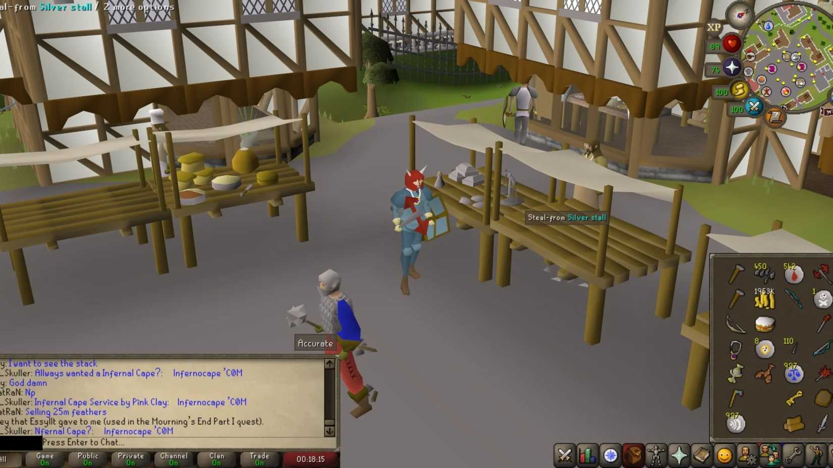 Old School RuneScape OSRS Gameplay Screenshot