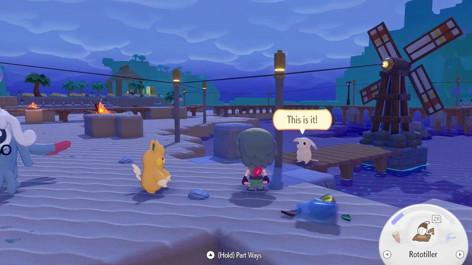 Pokemon Pokopia Bleak Beach Windmill
