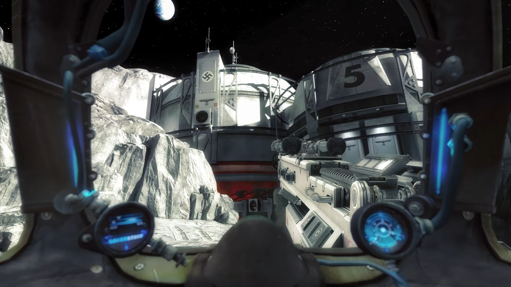 Wolfenstein The New Order moon base