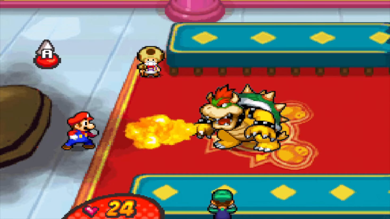 Mario and Luigi Bowser's Inside Story Bowser fight