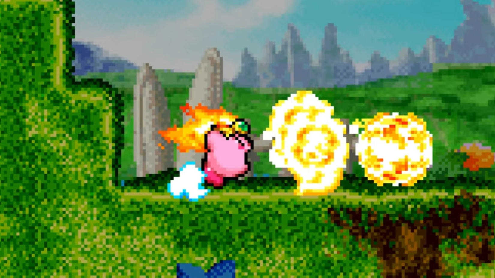 Kirby Nightmare in Dream Land gameplay
