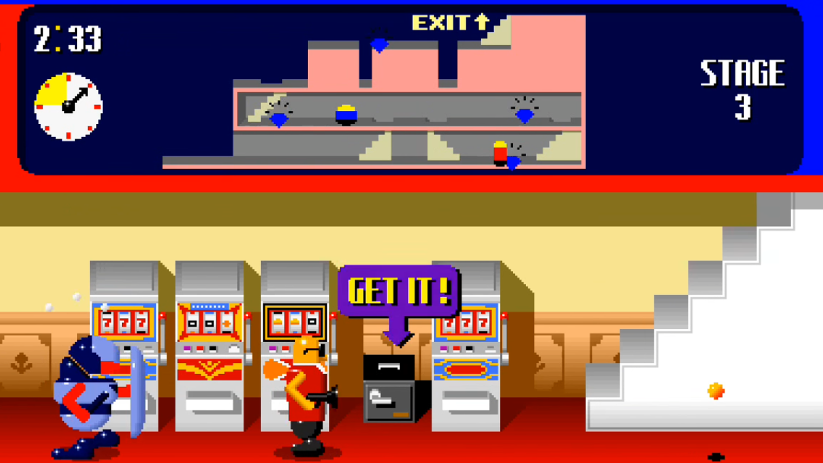 Bonanza Bros gameplay