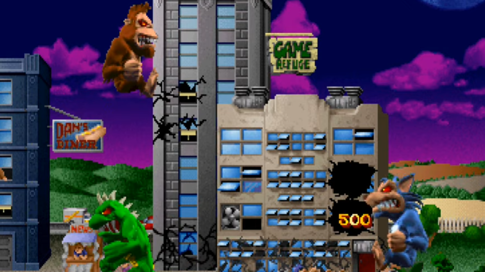 Rampage World Tour gameplay