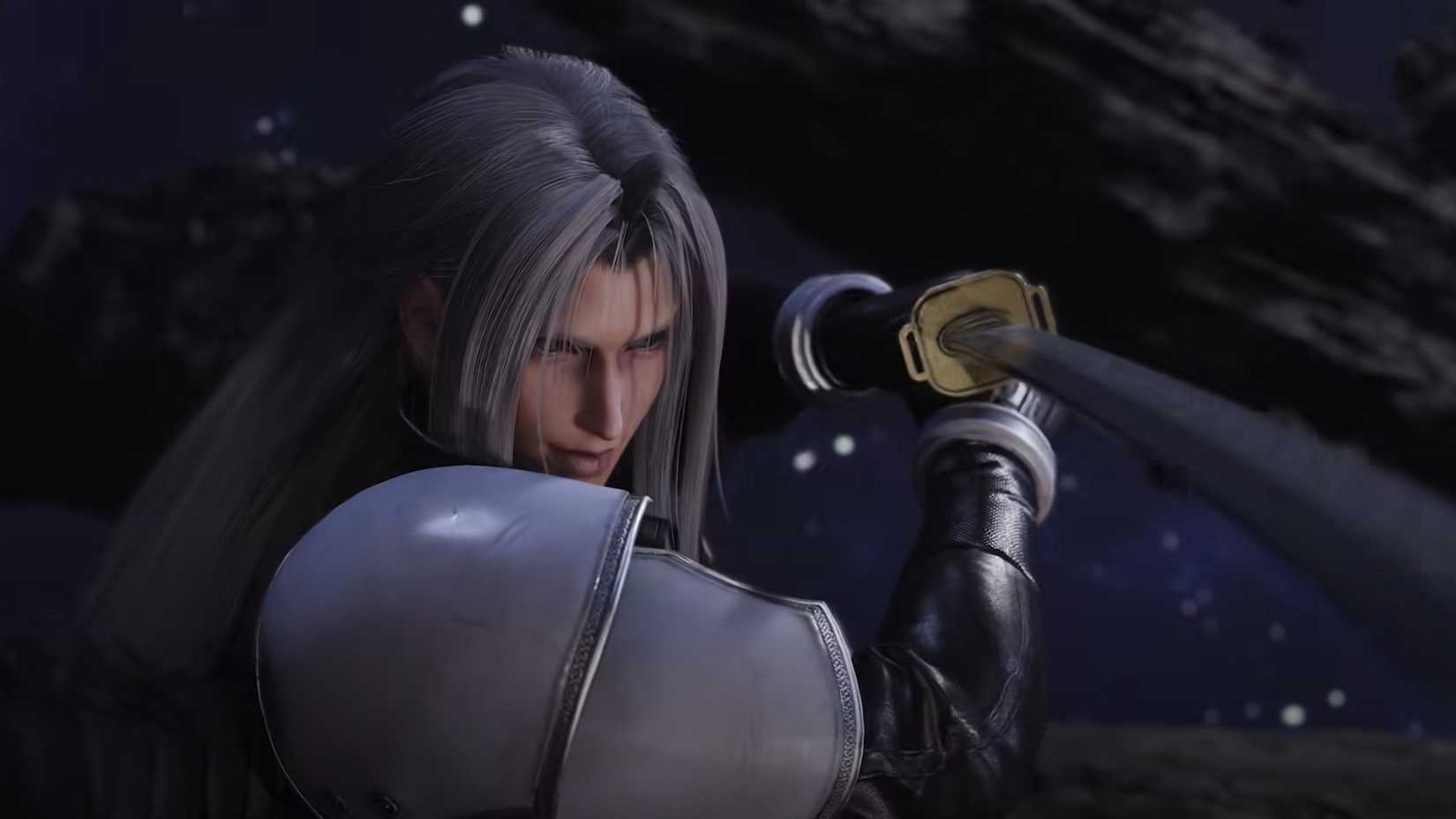 sephiroth with his sword