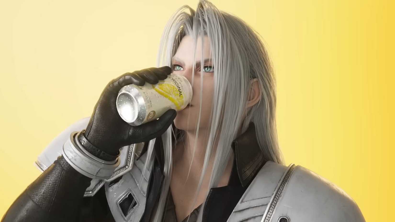 Sephiroth Final Fantasy 7 Rebirth Beer Drinking