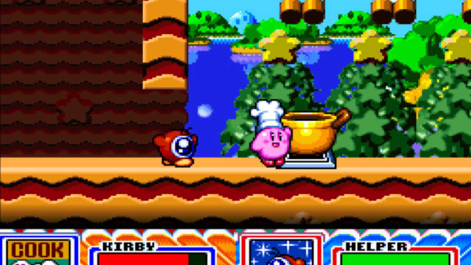 SNES Kirby SS New