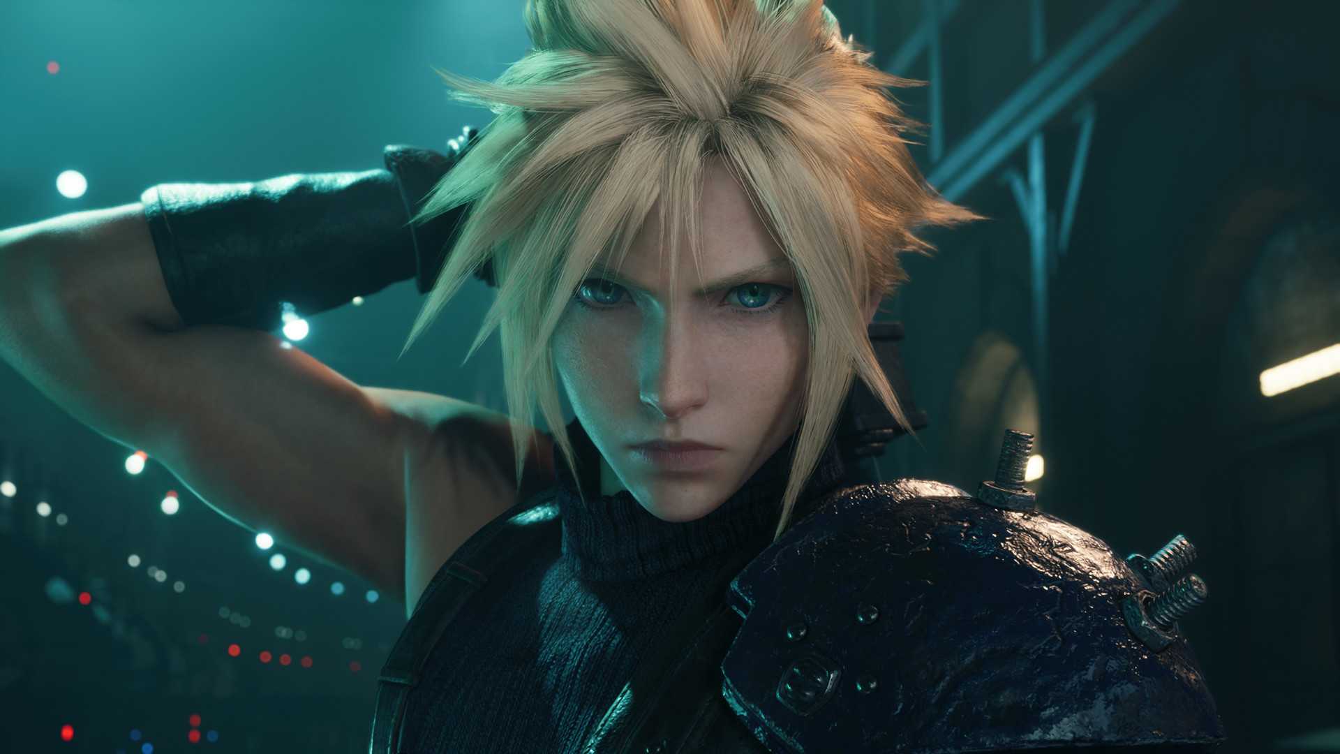 cloud taking out the buster sword