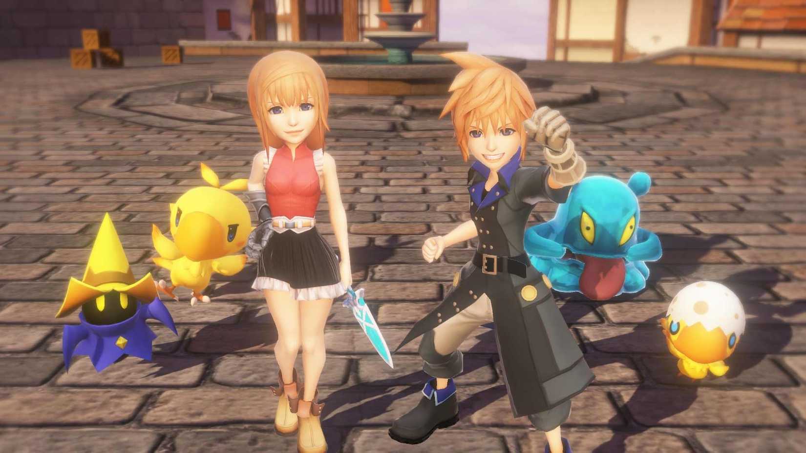 World of Final Fantasy Run and Rain