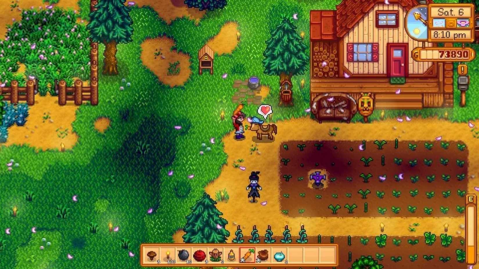 Stardew Valley Horse Carrot Gameplay