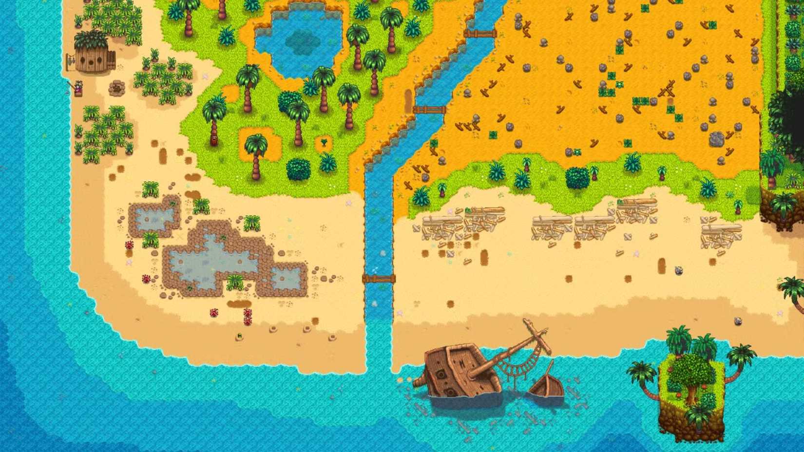 stardew-valley-ginger-island map
