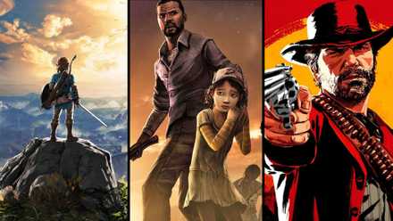legend of zelda breath of the wild the walking dead red dead redemption 2 cover art