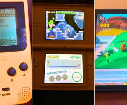 Super Mario Gameboy Nintendo DS Switch