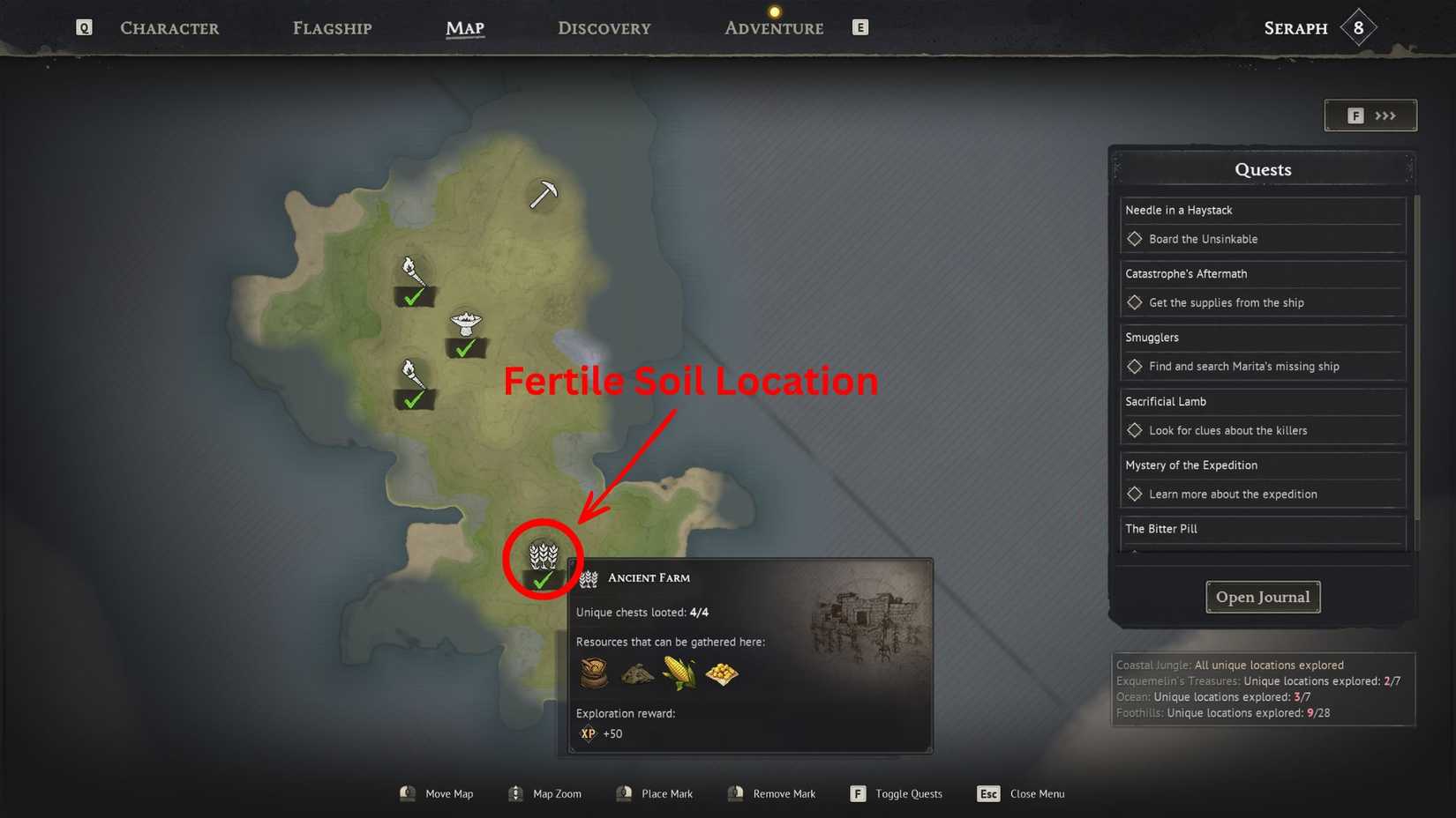 Windrose Farming Guide Ancient Farm Location