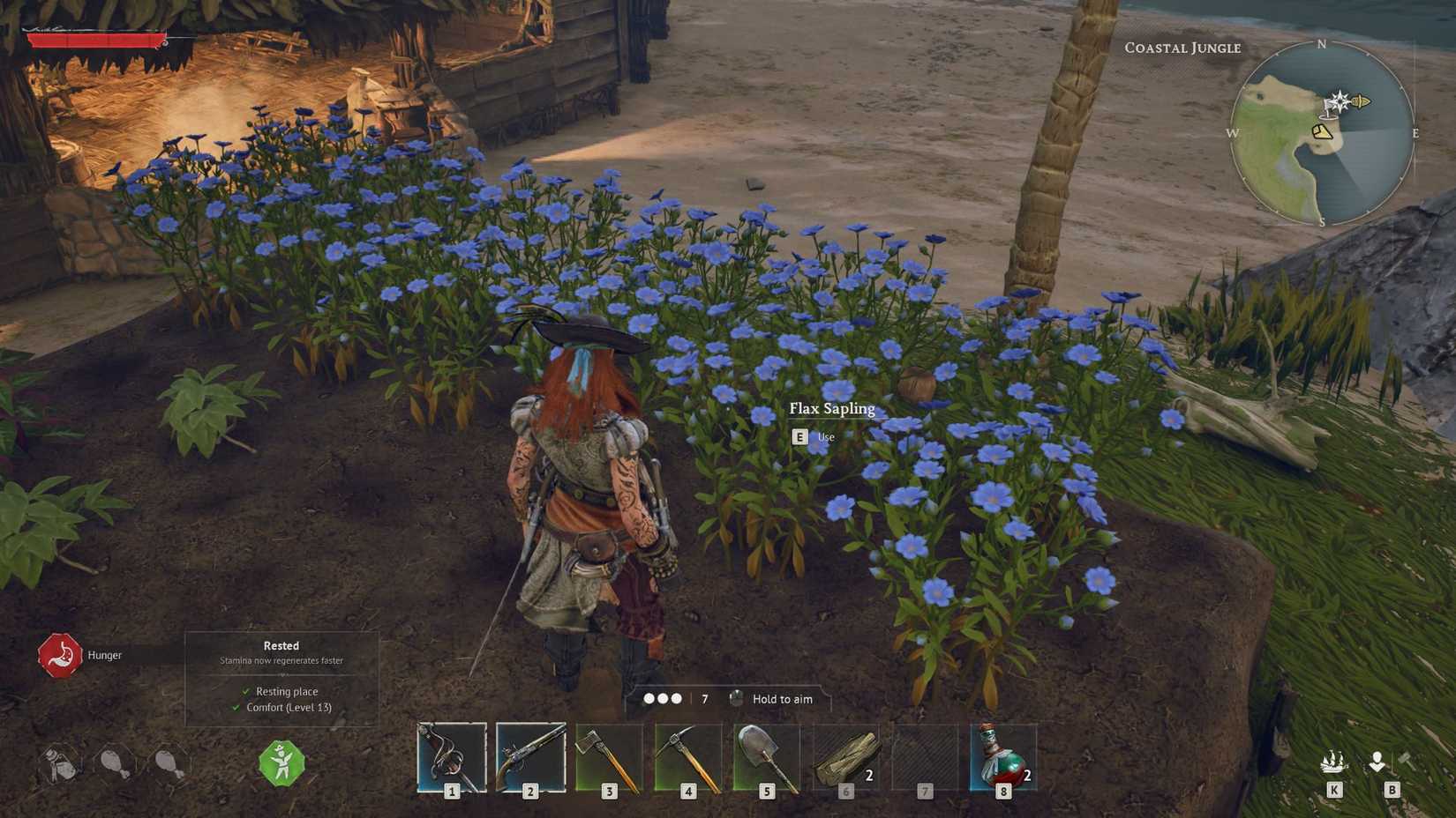 Windrose Farming Guide Harvesting Flax