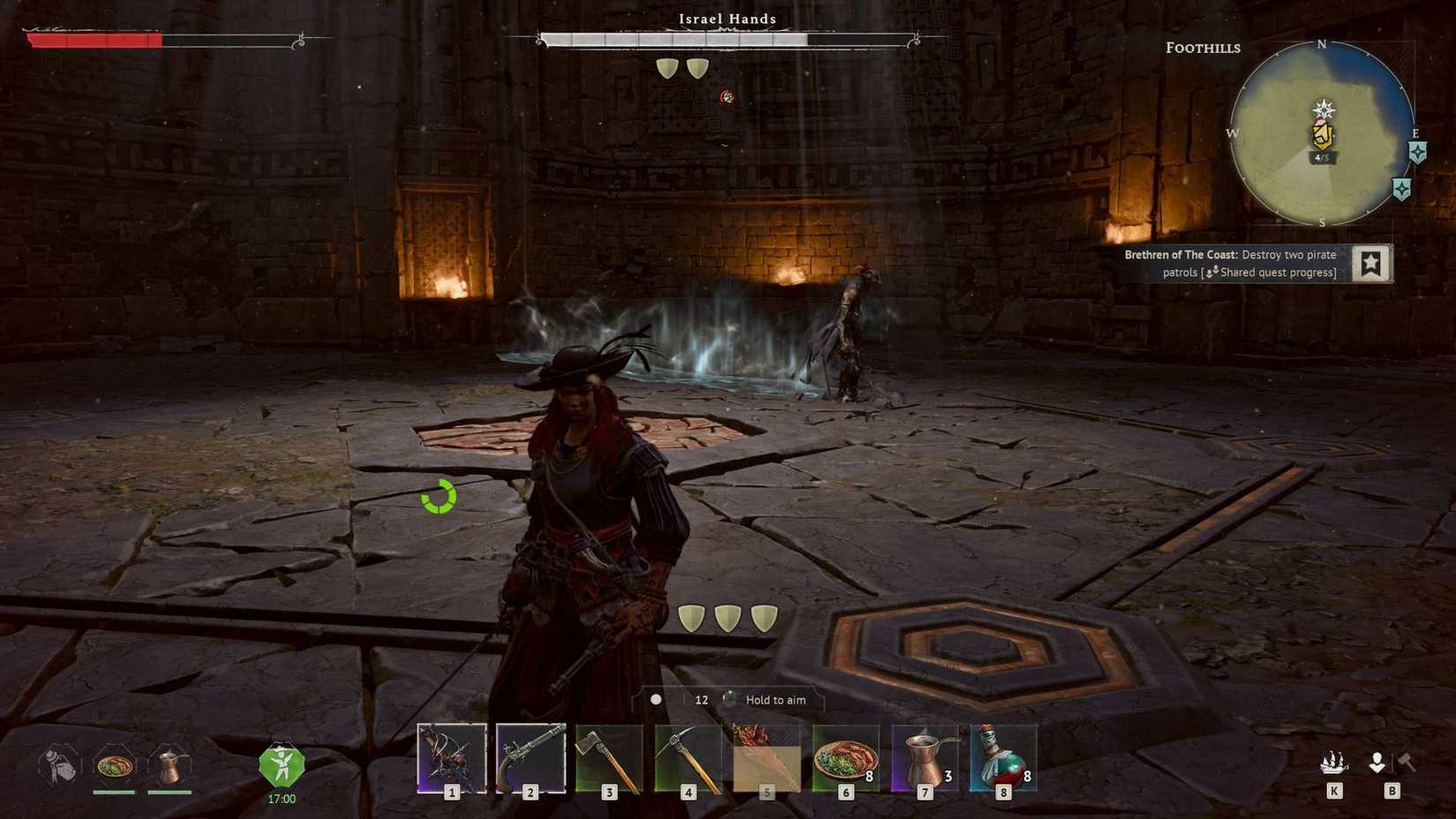 Windrose Israel Hands Attacking with Charge