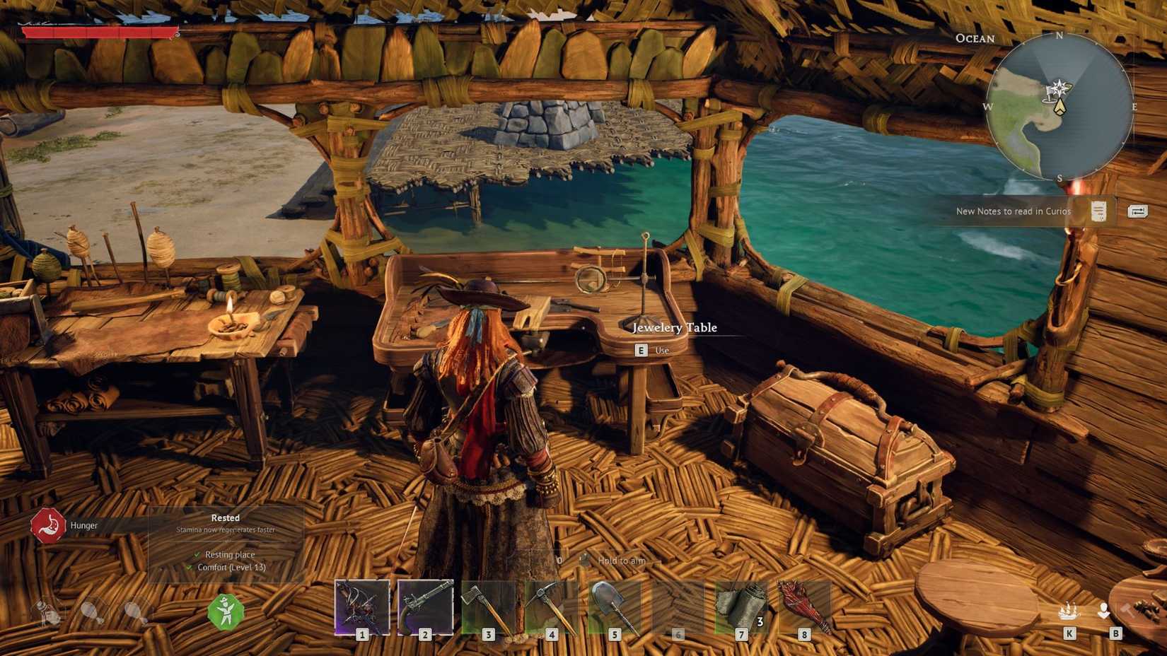 Windrose Jewelry Table