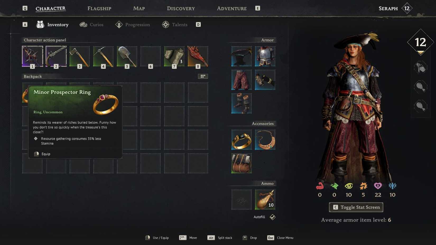 Windrose Prospector Ring